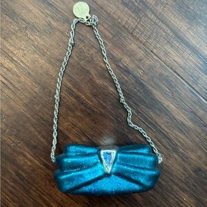 Glass purse ornament